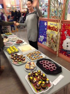 This is Suzi multi tasking by doing a photo shoot and selling on the cake stall. Thank you so much for all of the lovely bakes and for your patience when queuing. We made a fantastic profit of £139.61. Amazing!! Happy Easter everyone.